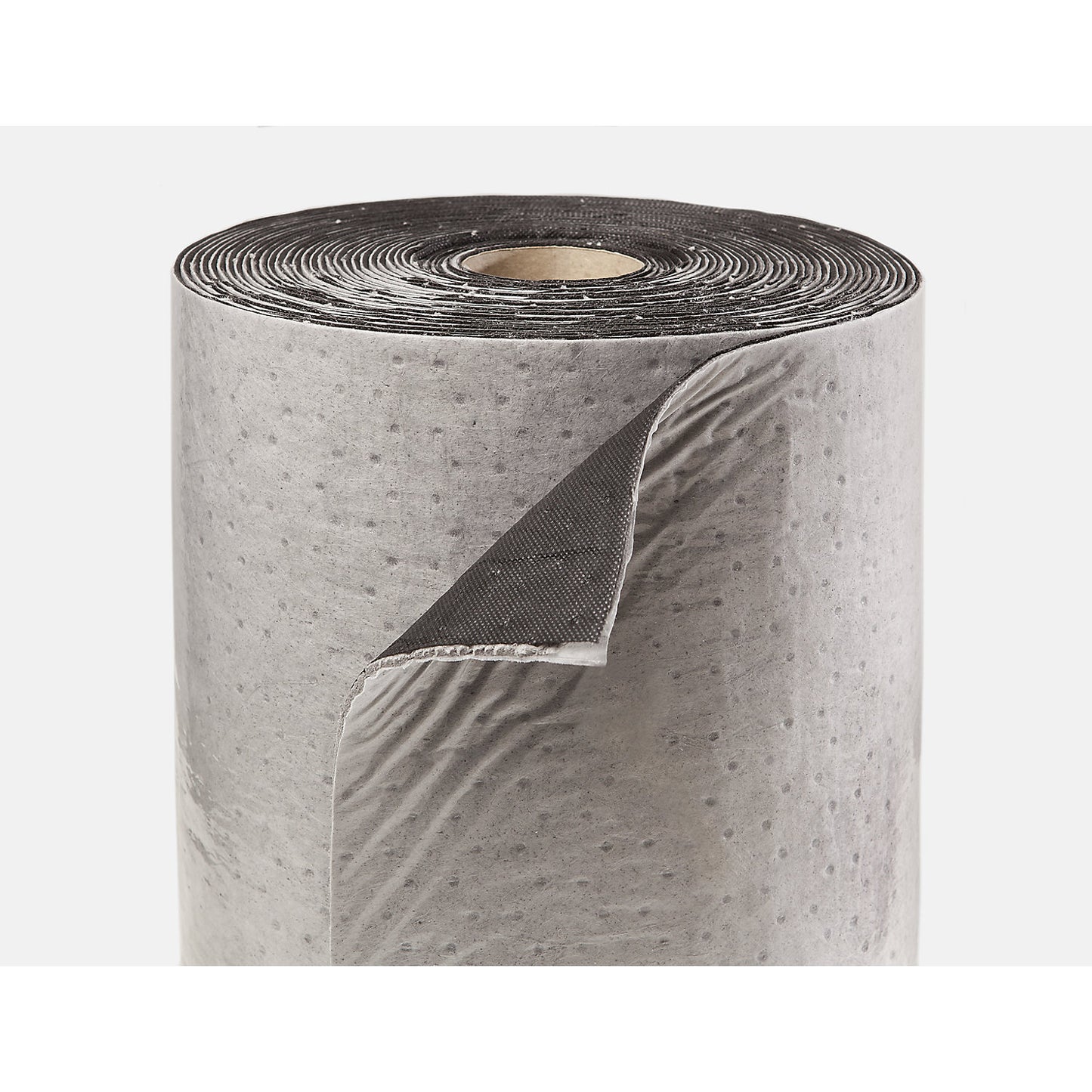 PRO Plus universal absorbent sheeting, sheet roll with barrier film, grey, 800 mm x 30 m.