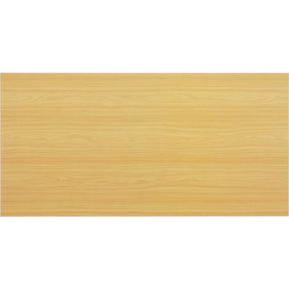 Sliding door cupboard, height 748 mm, 1 shelf, beech finish.
