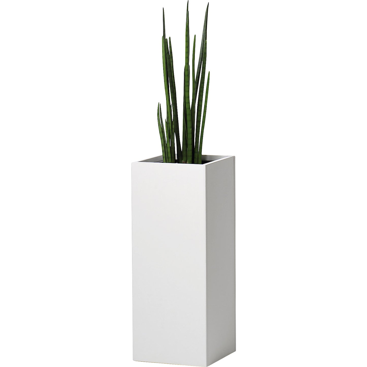 Plant pot, hip height, for 1 plant, antique white.