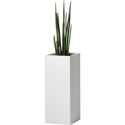 Plant pot, hip height, for 1 plant, antique white.