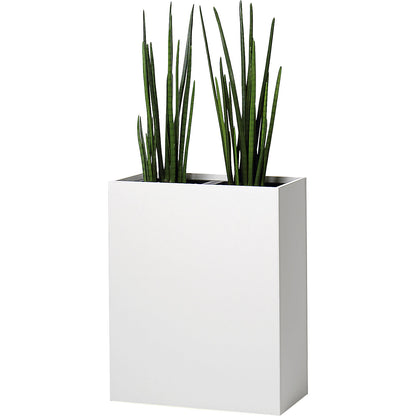 Plant pot, hip height, for 2 plants, light grey.