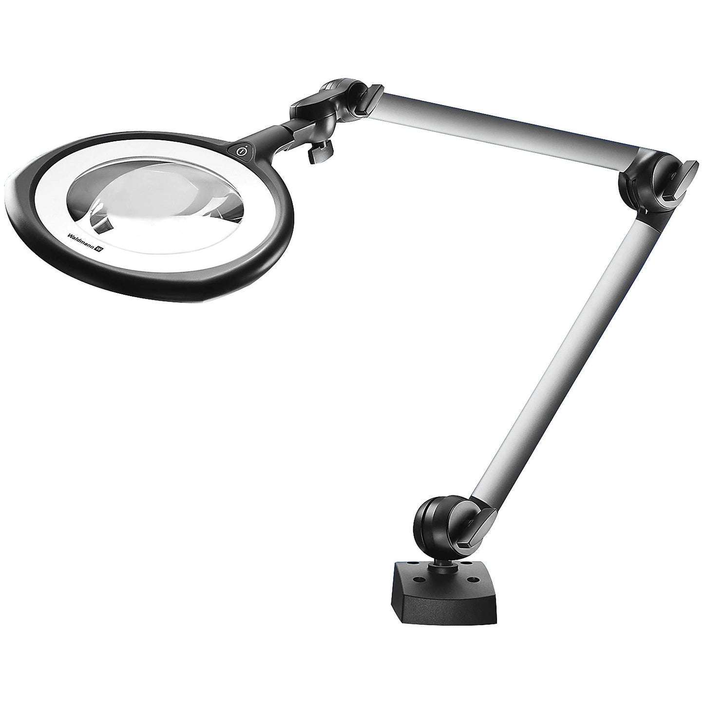 TEVISIO LED magnifying lamp, standard model, LED 14 W, arm 500 / 484 mm.