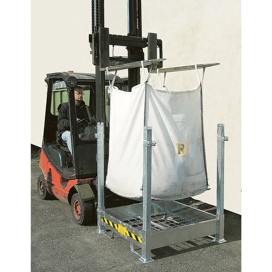 Big bag pallet, LxW 1070 x 1070 mm, max. load 1000 kg.
