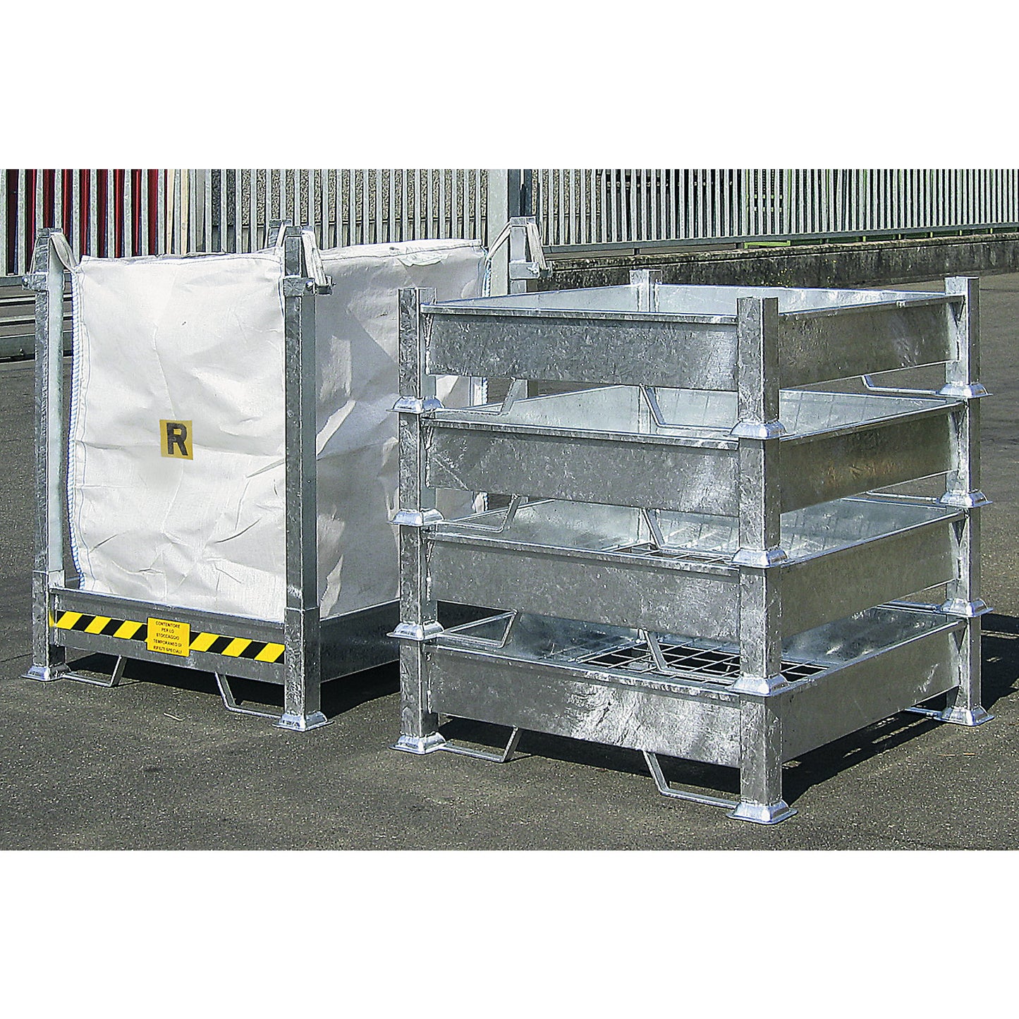 Big bag pallet, LxW 1070 x 1070 mm, max. load 1000 kg.