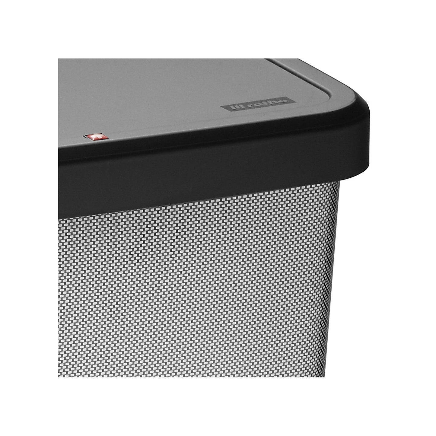 PASO pedal bin, capacity 40 l, WxHxD 353 x 676 x 295 mm, carbon.