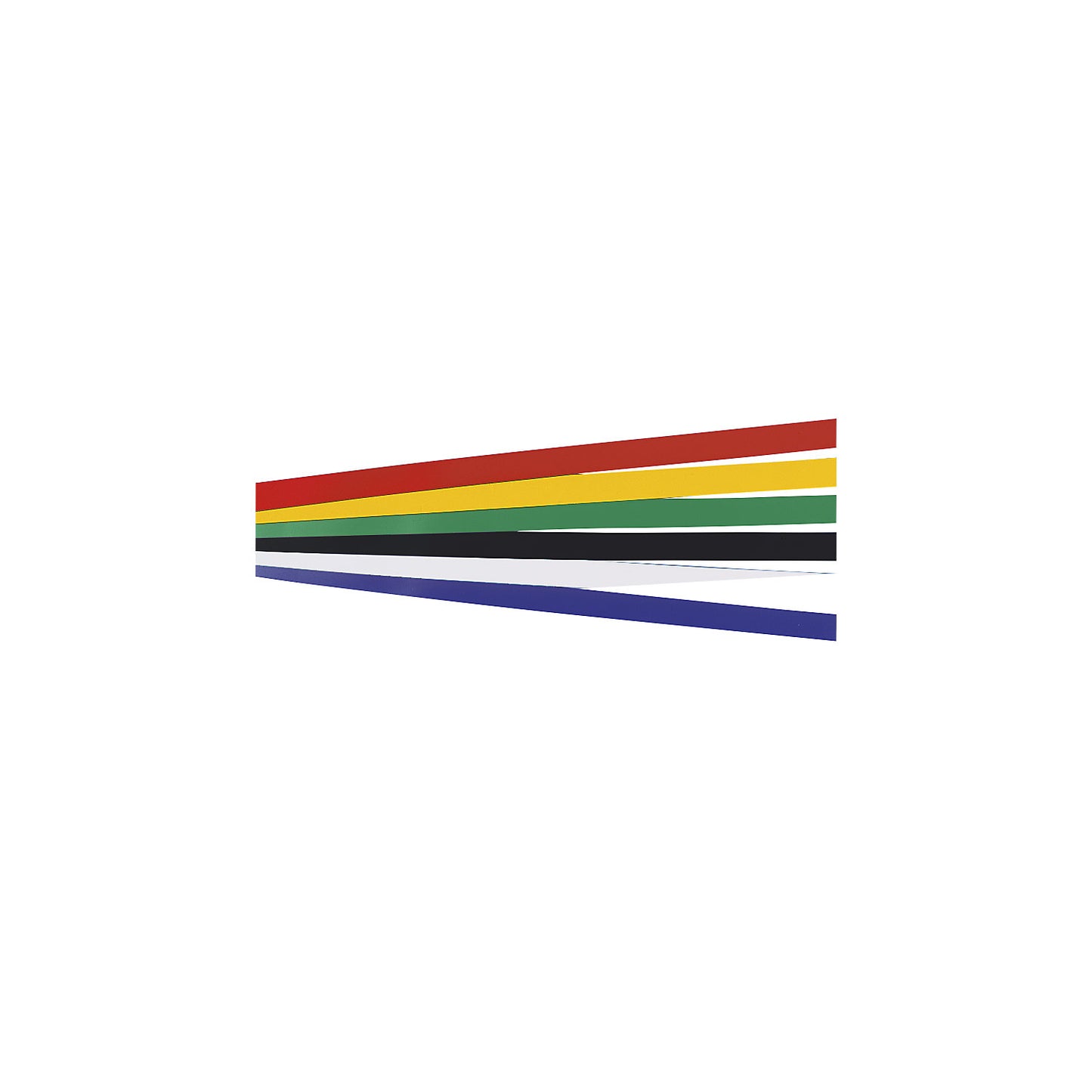Magnetic strip, LxW 500 x 20 mm, pack of 18, colour assortment.