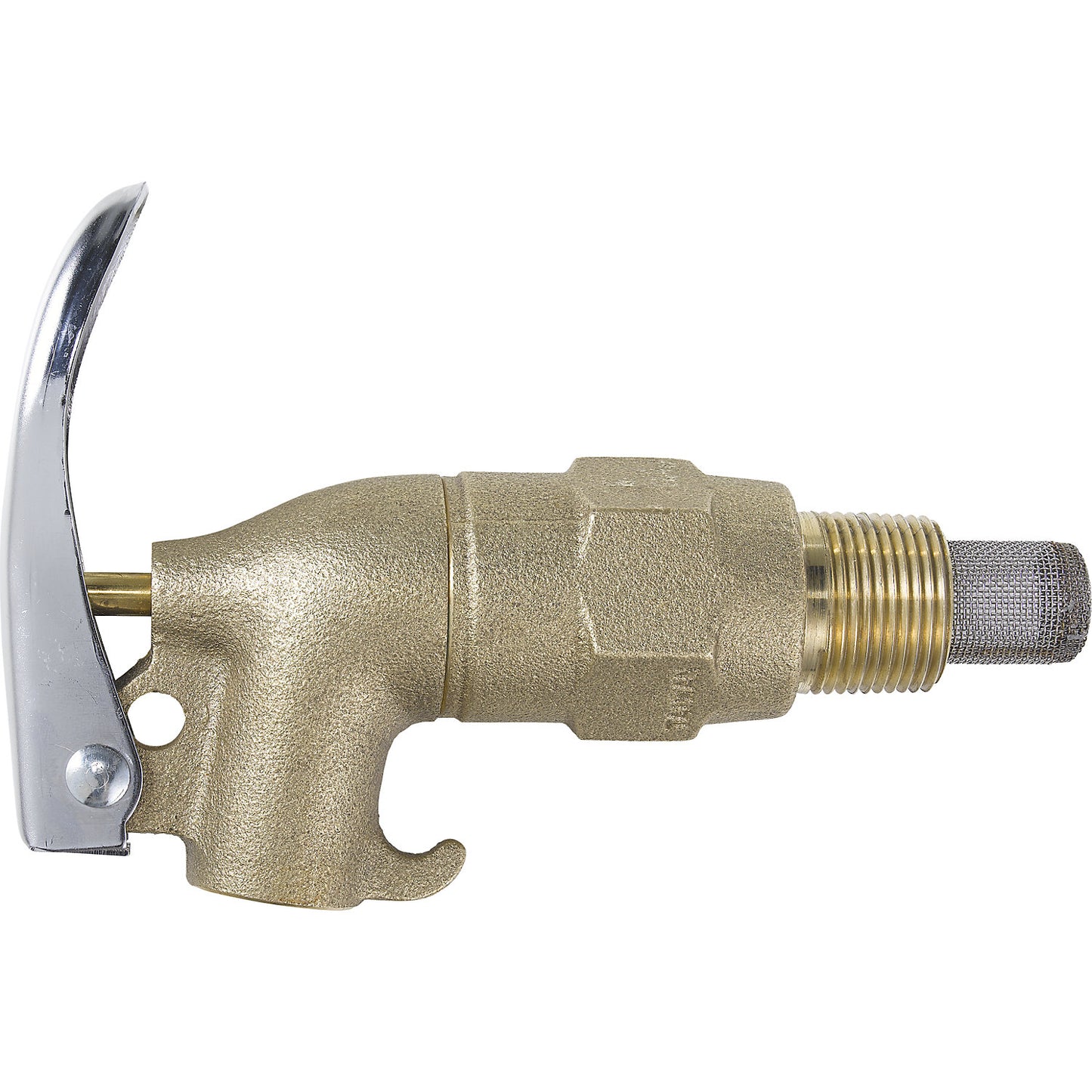 Safety stop cock, brass, self-closing with flame trap, 3/4'' thread, pack of 1.