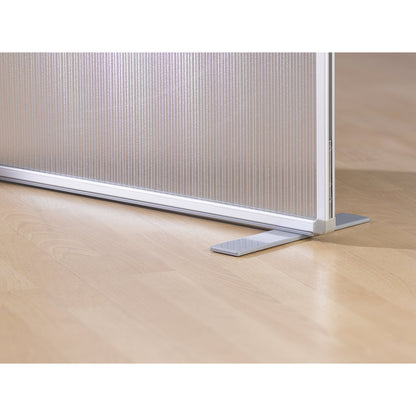 Room divider, with fabric surface, HxWxD 1800 x 1250 x 350 mm.