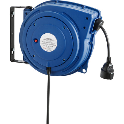 Cable reel, cable cross-section 1.5 mm², cable length 20 m.