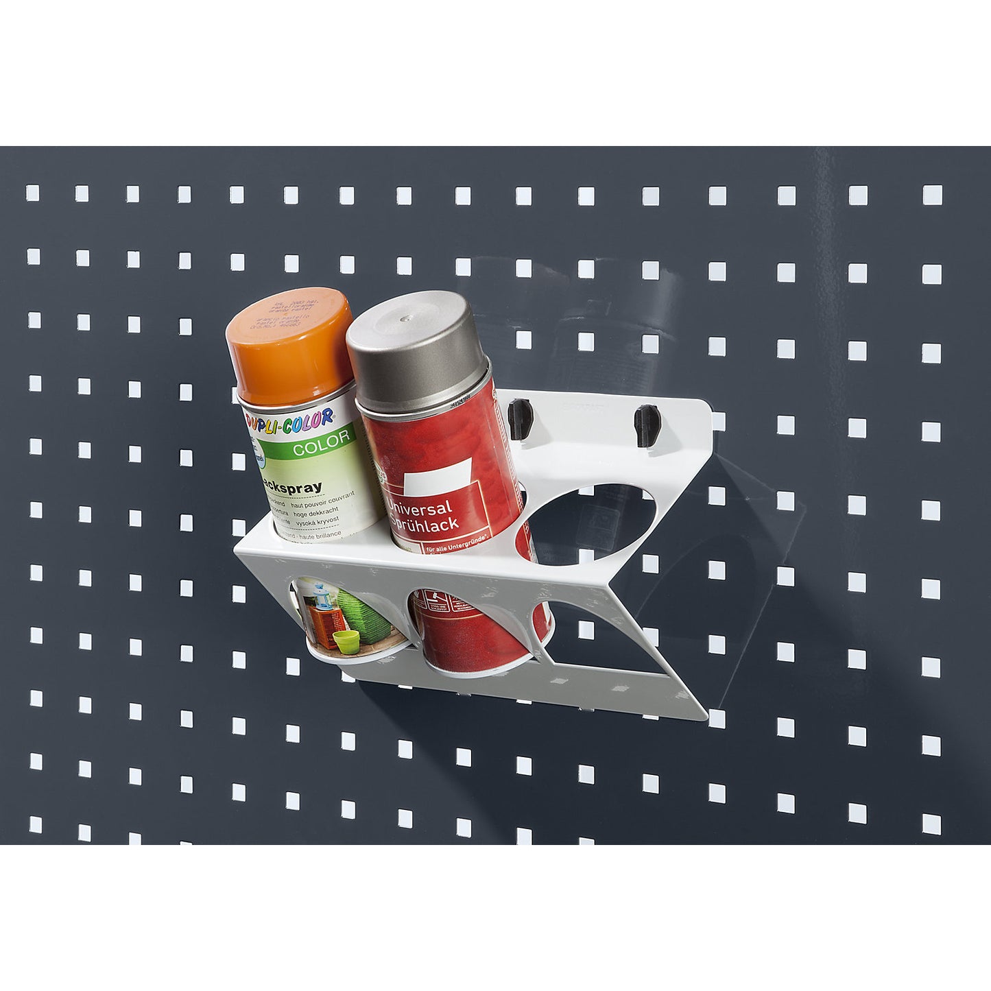 Can holder, for can Ø max. 68 mm, WxH 225 x 180 mm.