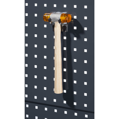 Double hook, with vertical hook ends, pack of 5, depth 150 mm.