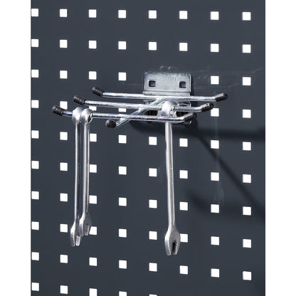 6-way holder, with protective cap, WxD 170 x 170 mm.