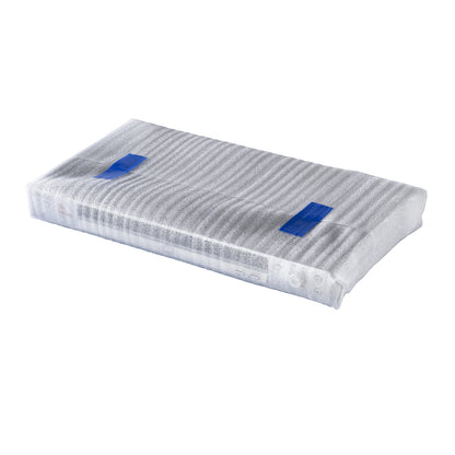 PE foam film, 1 mm thick, width 1250 mm, length 250 m.