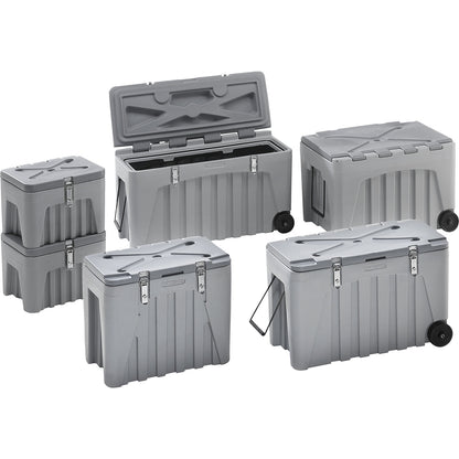 Universal container, made of polypropylene, with lock at the side, capacity 176 l.