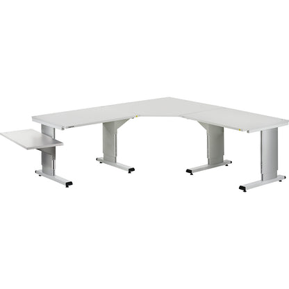 Corner panel, light grey, WxD 1153 x 1153 mm.