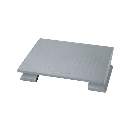 Foot rest, ergonomic, standard model, grey.