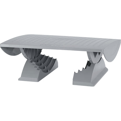 Foot rest, ergonomic, standard model, grey.