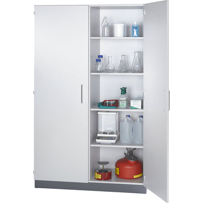Laboratory cupboard, height 2000 mm, width 900 mm.