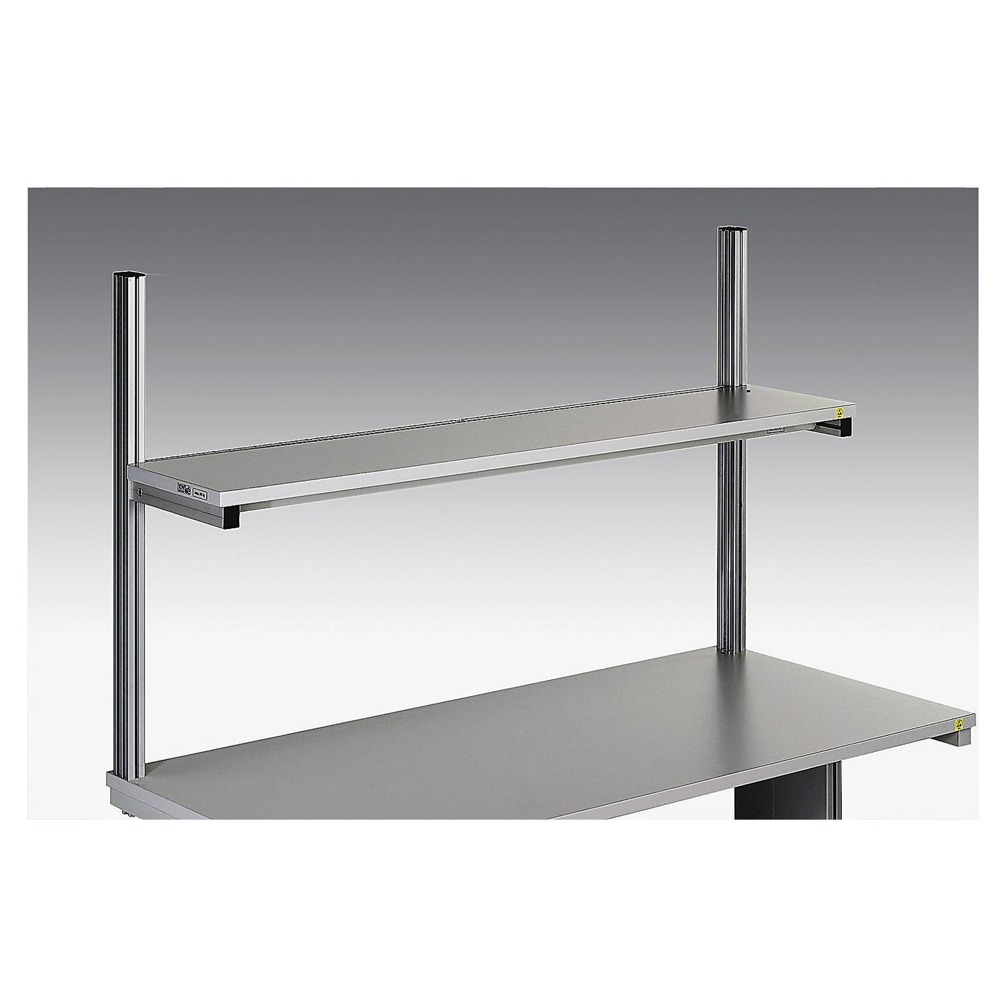 Add-on shelf, light grey, width 1800 mm.