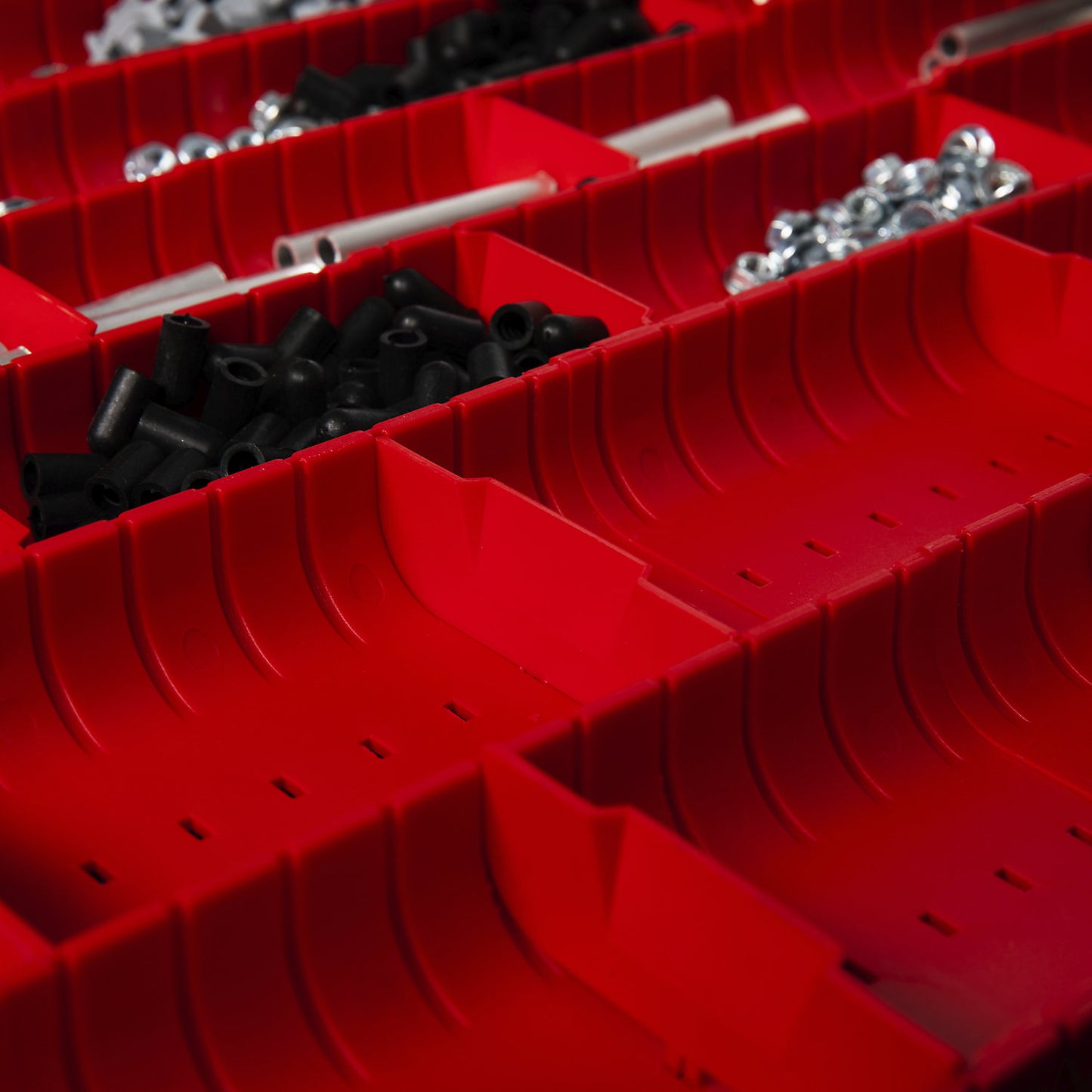 Plastic tray set, for drawer height 50 mm, for cupboard width x depth 1023 x 725 mm.