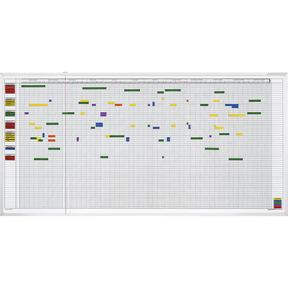 Yearly planner set, 5-day week, for 45 employees.