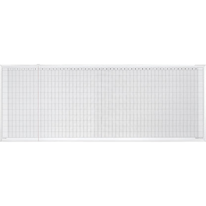 Yearly planner set, 7-day week, for 45 employees.