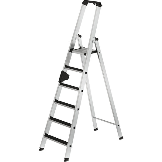 CLIP-STEP step ladder, single sided, ribbed, 6 steps.