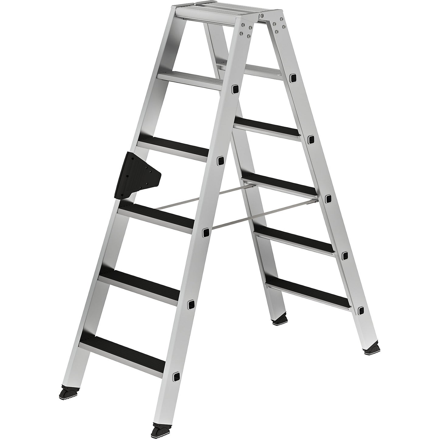 CLIP-STEP step ladder, double sided, ribbed, 2 x 6 steps.