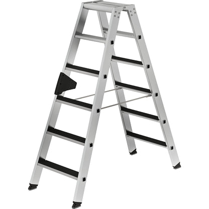 CLIP-STEP step ladder, double sided, ribbed, 2 x 6 steps.