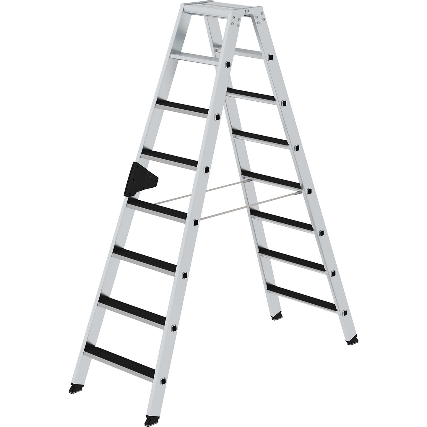 CLIP-STEP step ladder, double sided, ribbed, 2 x 8 steps.