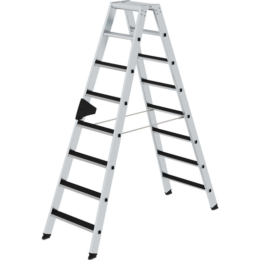 CLIP-STEP step ladder, double sided, ribbed, 2 x 8 steps.