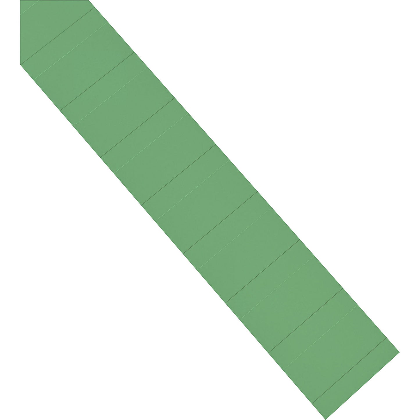 Plug in cards, 50 mm, pack of 630, green.