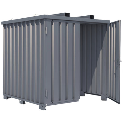 Gas cylinder container, without floor, external WxH 2100 x 2100 mm.