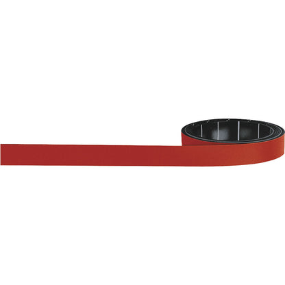 magnetoflex® tape, width 10 mm, pack of 10 rolls, red.