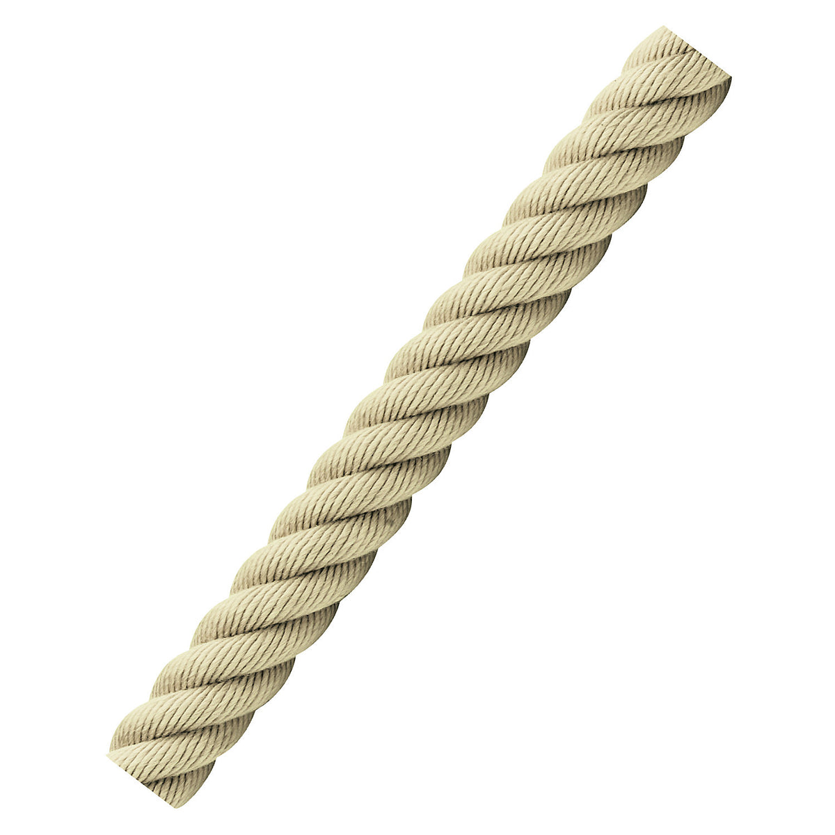 Barrier cord 1.5 m, chrome end caps, beige cord.