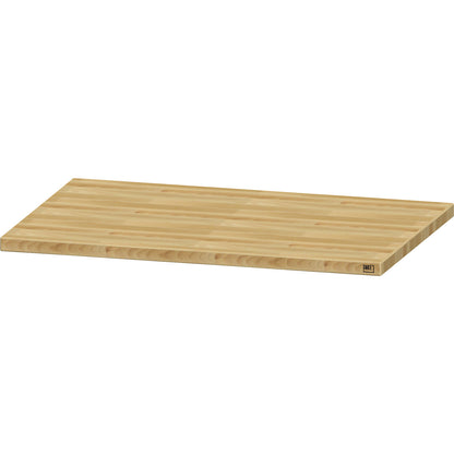 Worktop, solid beech, for 1 cupboard.