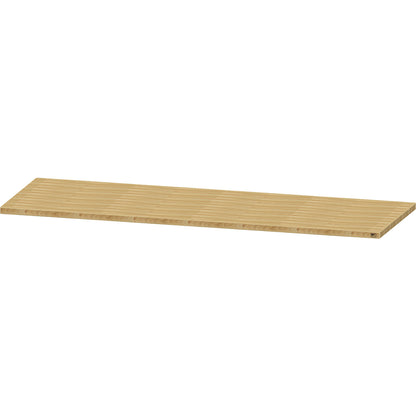 Worktop, solid beech, for 2 cupboards.