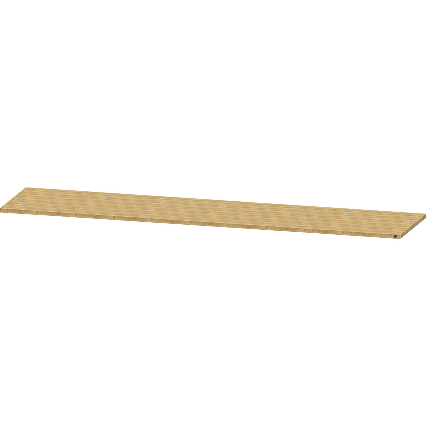 Worktop, solid beech, for 3 cupboards.