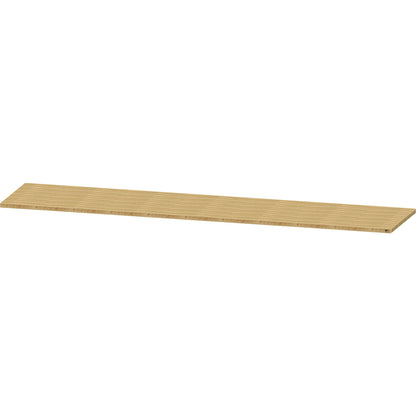 Worktop, solid beech, for 3 cupboards.