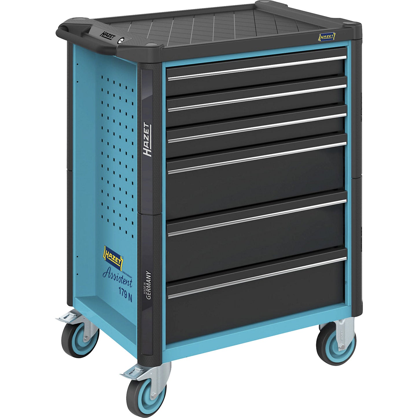 ASSISTENT 179N tool trolley, HxWxD 1020 x 785 x 518 mm, 6 drawers.