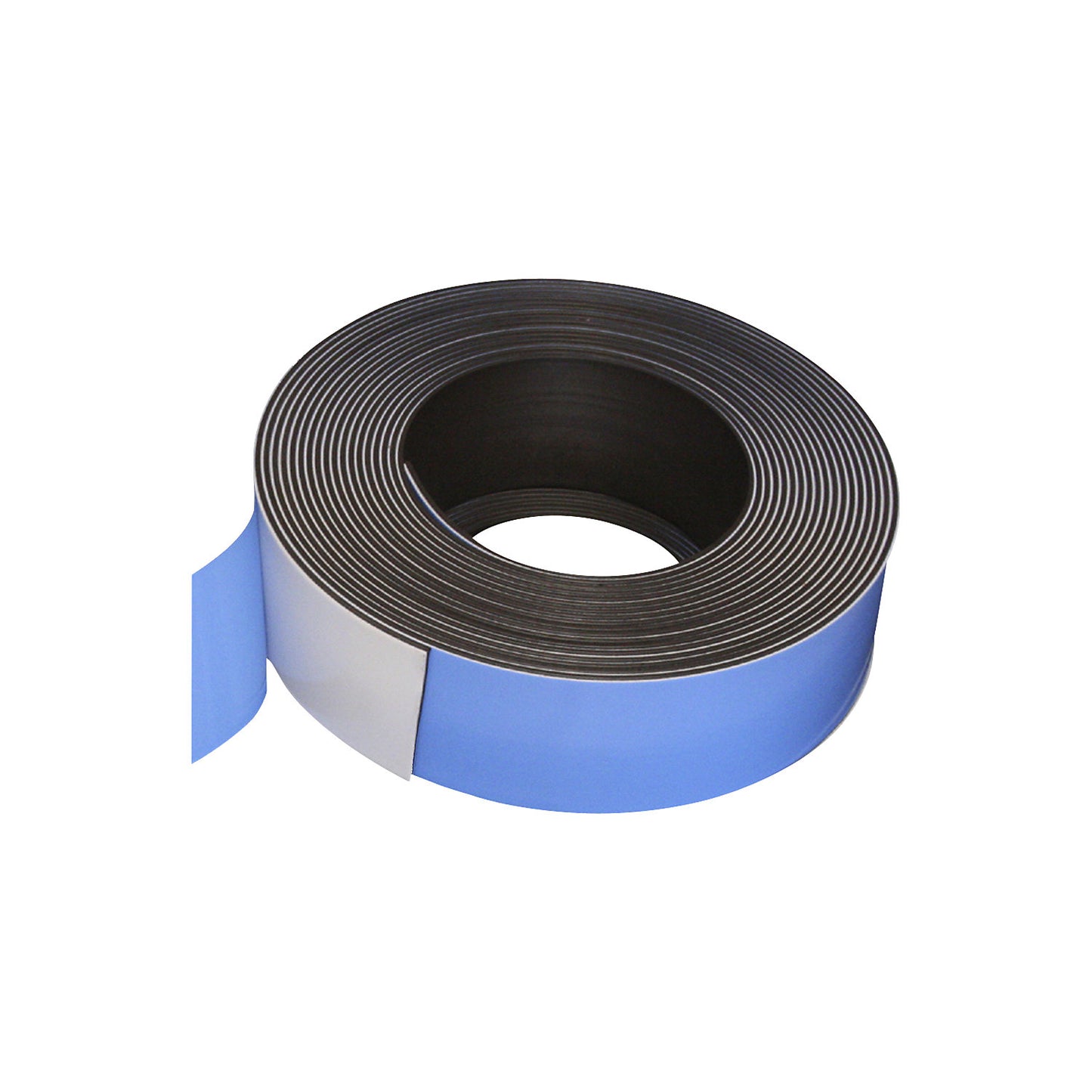 Magnetic strip, self-adhesive, 1.5 mm thick, 1 roll, width 50 mm.