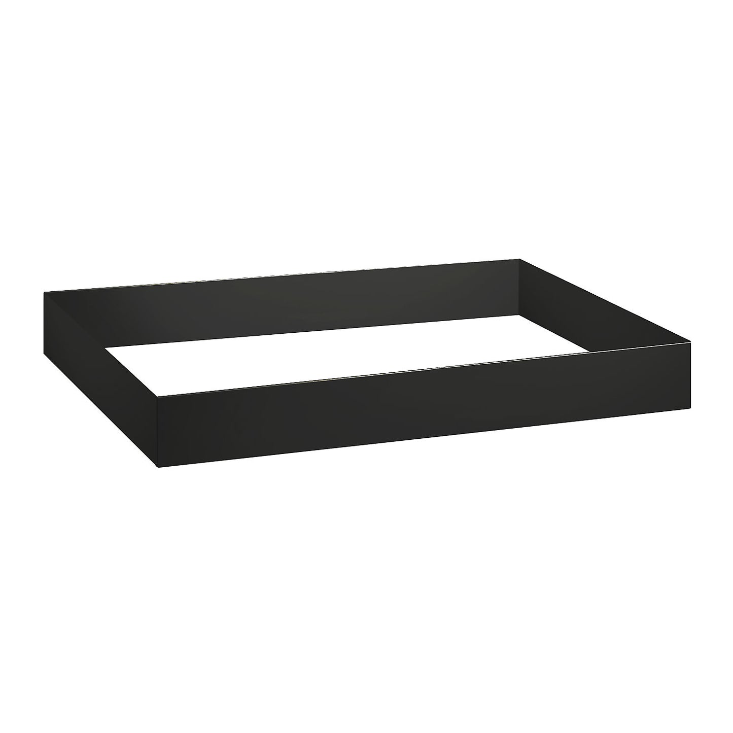 Plinth, height 100 mm, WxD 1350 x 945 mm, black grey.