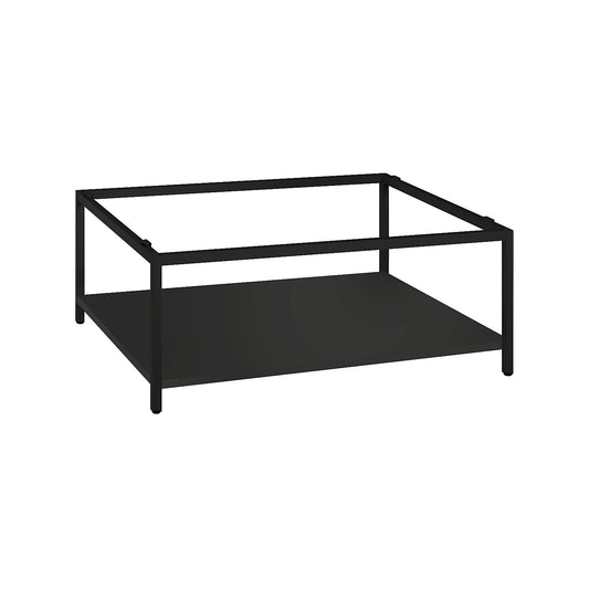 Base frame with shelf, A1 format, black grey.
