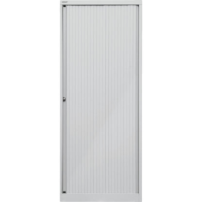 EURO roller shutter cupboard, width 800 mm, 4 shelves, light grey.