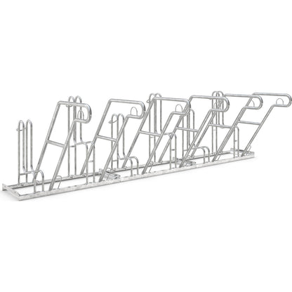Lean-to bicycle rack, 4600 XBF, single sided model, 6 parking spaces.