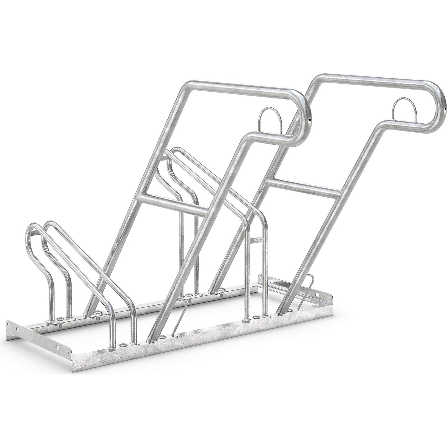 Lean-to bicycle rack, 2600 XBF, single sided model, 2 parking spaces.