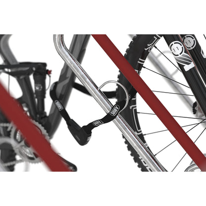 Lean-to bicycle rack, 4500 XBF, single sided model, 4 parking spaces.