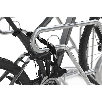 Lean-to bicycle rack, 4600 XBF, single sided model, 4 parking spaces.