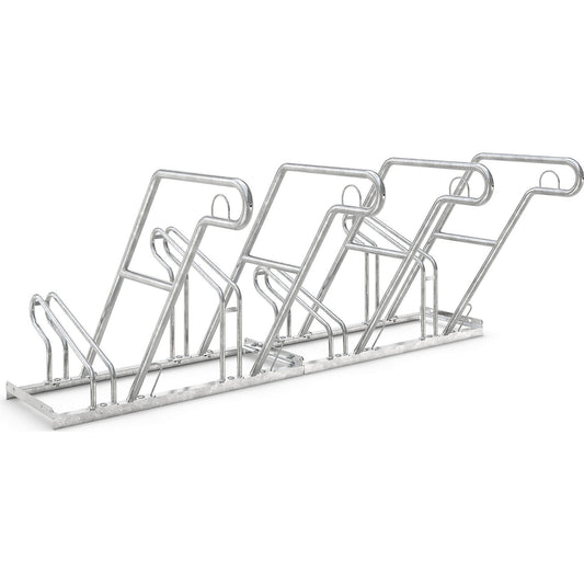 Lean-to bicycle rack, 2600 XBF, single sided model, 4 parking spaces.