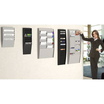 Sorting board, 1 x 6 compartments, HxWxD 505 x 311 x 79 mm, white aluminium.